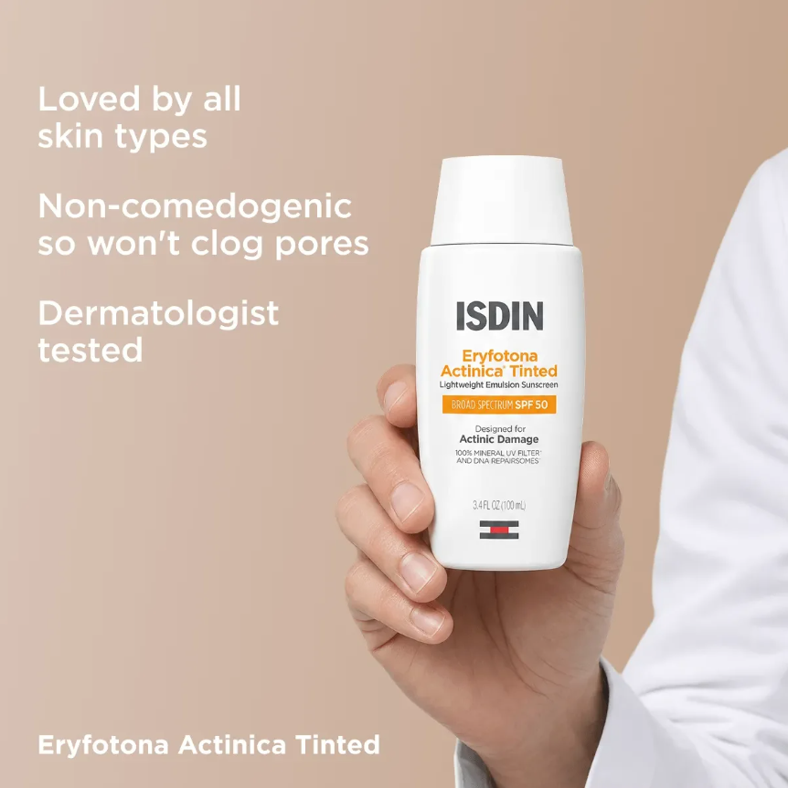 ISDIN Eryfotona Actinica Tinted Mineral Sunscreen SPF 50